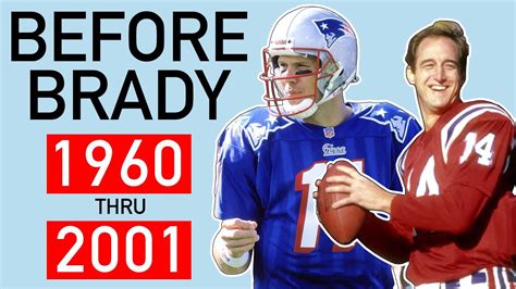 Patriots qb before brady - Mar 19, 2020 · After 20 seasons, the Patriots are facing an uncertain future. Tom Brady started 283 games at quarterback for the franchise and for the first time since his injury in 2008 and suspension in... 